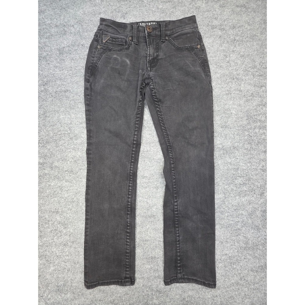 Salvage Supply Co Jeans Mens 30x30 (Fit 28x30) Black Havoc Slim Straight Denim